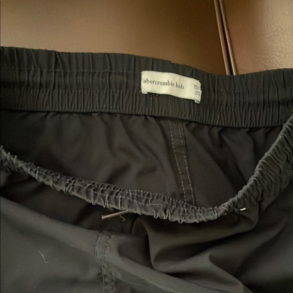 Abercrombie Kids black Elastic Shorts